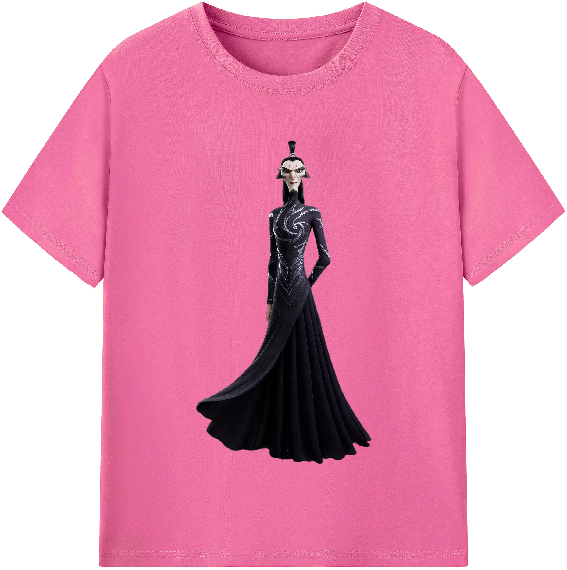 （画像用） Ne Zha 2 ナタ 魔童の大暴れ レディースカジュアルプリントTシャツ（綿100％）